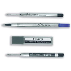 Parker Ball Pen Refills Fine Blue [Pack 12]